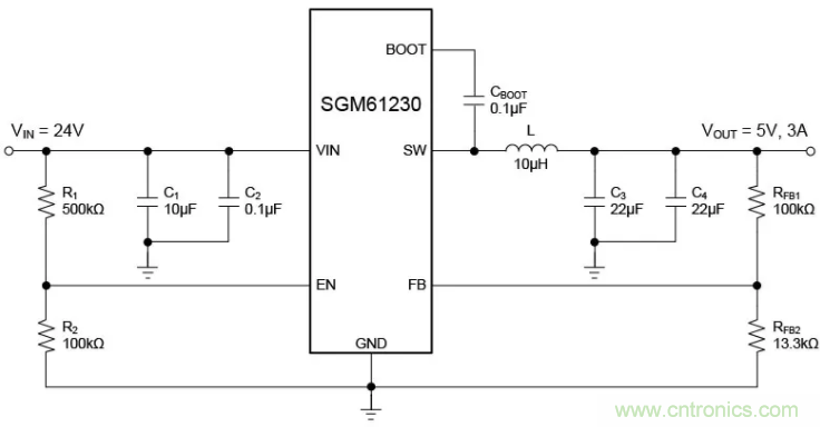 圣邦微电子同步降压转换器SGM61230，为抗击极限过载而生
