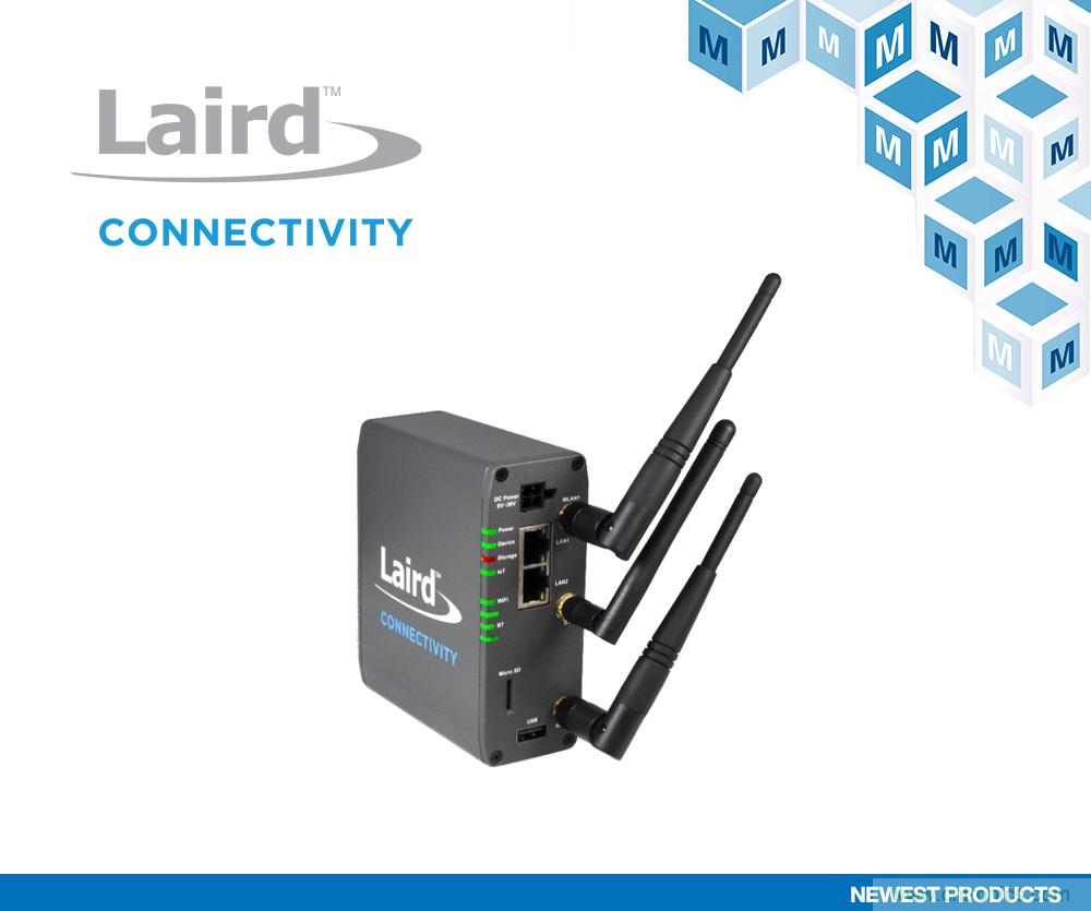 贸泽开售Laird Connectivity用于智能楼宇的Sentrius IG60-BL654-LTE无线物联网网关