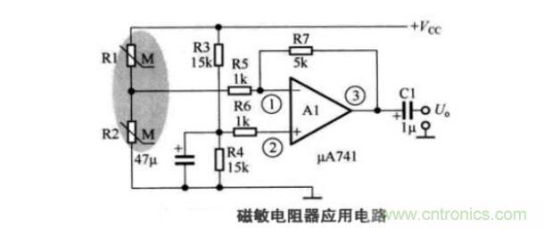 磁敏电阻工作原理、特性以及电路符号与应用