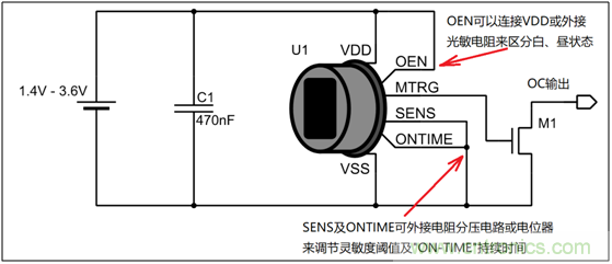 翠展微电子推出智能式超低功耗数字式热释电传感器