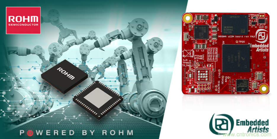ROHM PMIC和NXP i.MX 8M处理器将用于iMX8M Nano uCOM板上