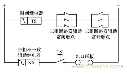 断路器三相不一致保护新型控制回路与检测装置改进