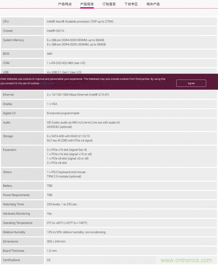 Axiomtek推出推出了 IMB700主板：LGA4189插槽、支持 Ice Lake-SP芯片