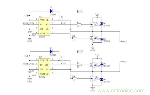 详解PWM驱动MOS管H桥电路