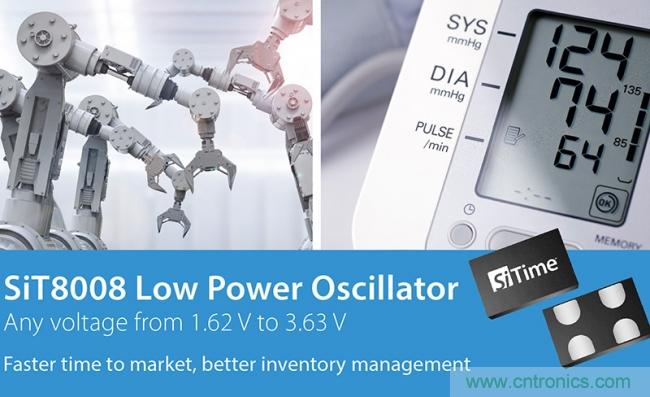 SiTime推出MEMS振荡器SiT8008新功能，可加快收益时间并简化库存管理