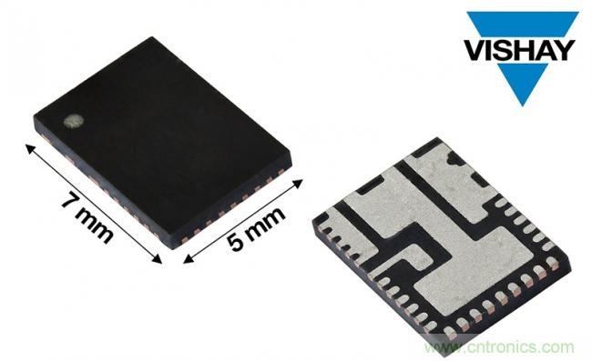 Vishay推出新款microBUCK稳压器可提高功率密度和瞬变响应能力