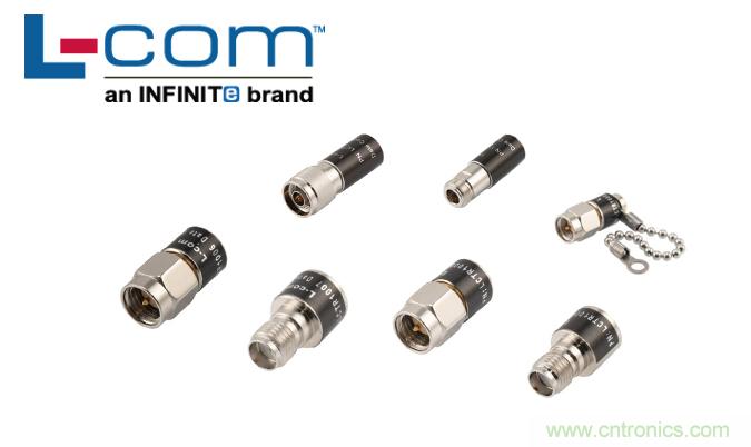L-com诺通推出新型18 GHz固定射频衰减器和射频负载 L-com诺通推出新型18 GHz固定射频衰减器和射频负载