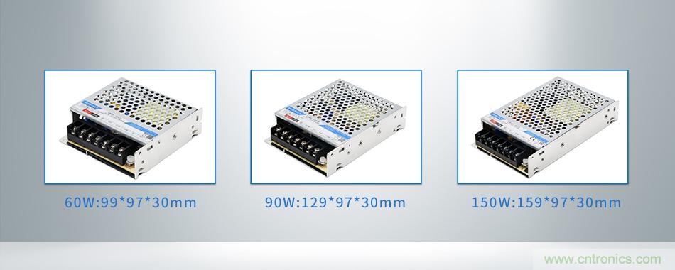 金升阳推出激光行业专用60-150W AC/DC双路输出机壳开关电源