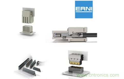 Digi-Key开售ERNI的电子连接器和电缆组件产品