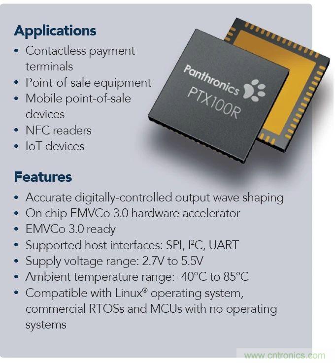 全球移动支付(mPOS)领导者BBPOS全面采用Panthronics公司的高性能NFC控制器