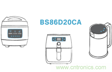 Holtek推出BS86D20CA高抗干扰A/D Touch MCU