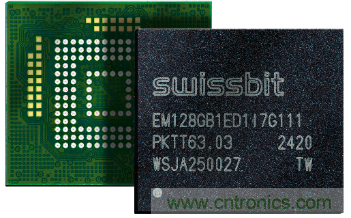 Swissbit推出使用e.MMC-5.1标准接口的工业级3D-NAND