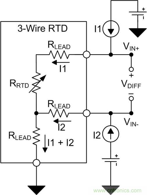 三线电阻式温度检测器测量系统中励磁电流失配的影响 —— 第1部分