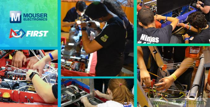 贸泽赞助面向青少年的FIRST机器人竞赛，助力培养下一代工程师