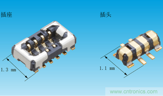 松下面向可穿戴式终端推出基板对FPC窄间距连接器R35K系列