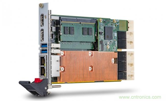 凌华科技推出单槽 (4HP) cPCI-A3525 系列 CompactPCI® Serial处理器刀片