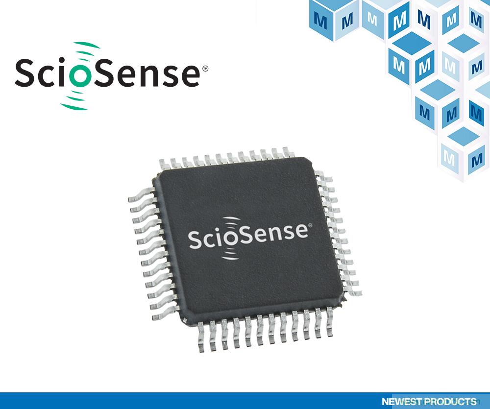 贸泽开售ScioSense AS6040超低功耗超声波流量计 贸泽开售ScioSense AS6040超低功耗超声波流量计