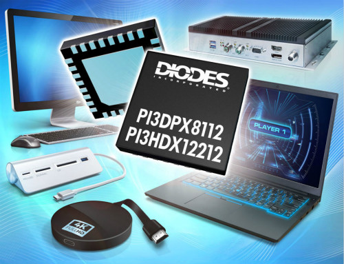 Diodes推出两款新的 3.3V 多通道主动式解复用器