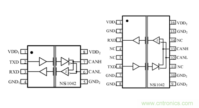 纳芯微新推出全新通用CAN接口芯片---NCA1042