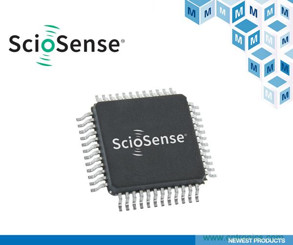 贸泽开售ScioSense AS6040超低功耗超声波流量计