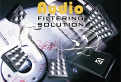 意法半导体音频滤波器与ESD保护合一产品EMIF06-AUD01F2