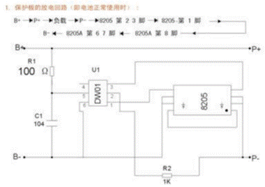 12V锂电池保护板工作原理