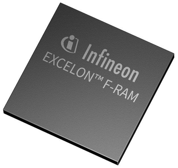 英飞凌推出业内首款1Mbit车规级串行EXCELON™ F-RAM存储器及新型4Mbit F-RAM存储器