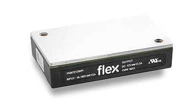 Flex Power Modules推出150W DC-DC转换器具有10:1输入范围和延长的掉电保持功能