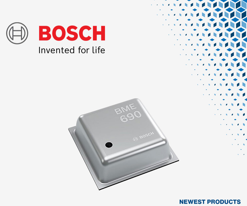 贸泽开售采用先进AI实现环境检测的Bosch BME690空气质量传感器