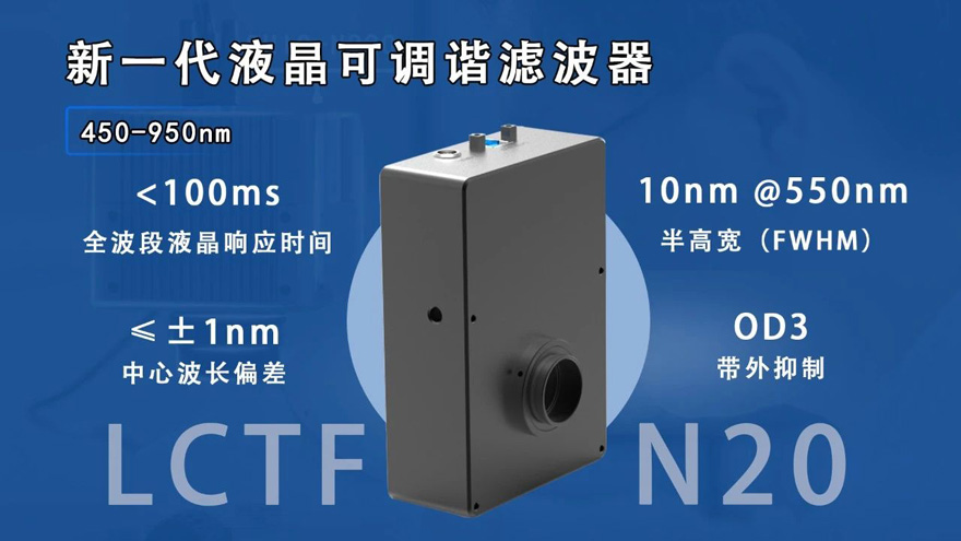 国产之光！中达瑞和新款LCTF-N20液晶可调谐滤波器，精度≤1nm 响应破百毫秒