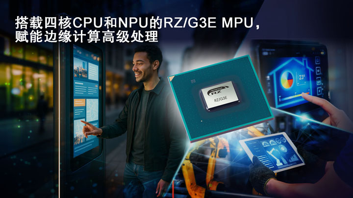 瑞萨RZ/G3E MPU解析：双屏HMI+512GOPS NPU重塑边缘AI