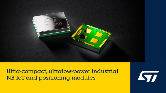 意法半导体全新NB-IoT组合ST87M01系列，配套生态全面升级