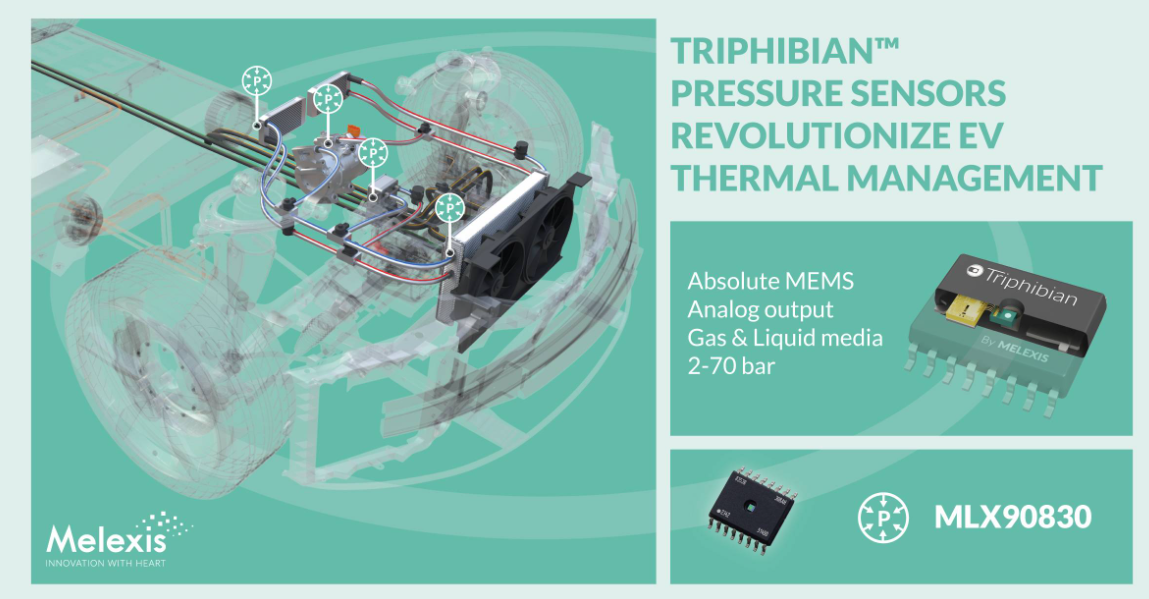 Melexis首创Triphibian™技术可实现MEMS压力敏感元件革新