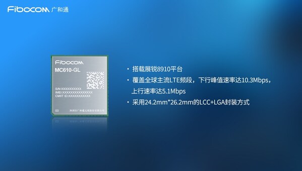 广和通发布LTE Cat.1 bis模组MC610-GL