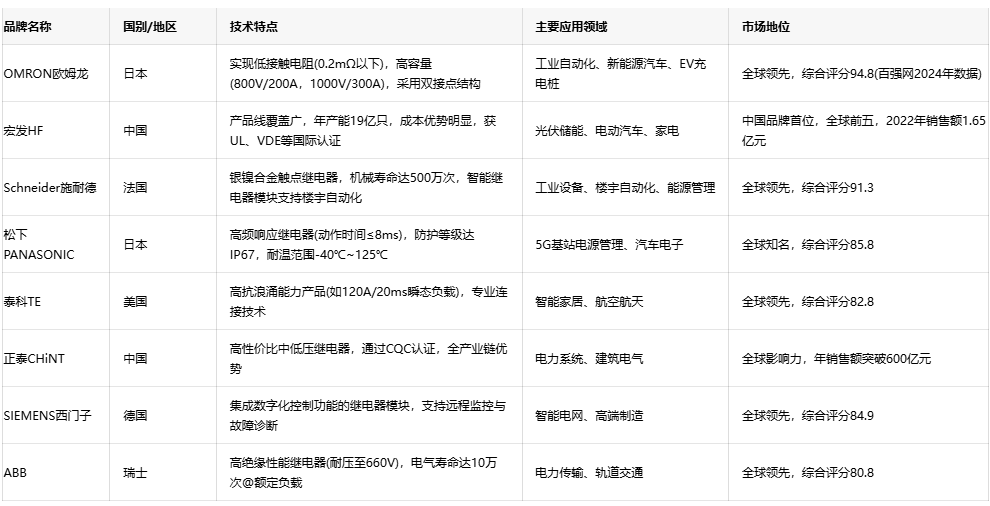 电力继电器技术全景:原理、选型与品牌战略 电力继电器技术全景:原理、选型与品牌战略