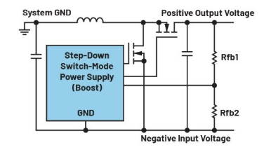 如何利用现有开关稳压器实现电压反相？