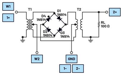 学子专区—ADALM2000实验指南：二极管环形调制器的设计