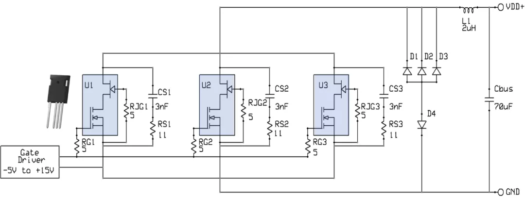 使用双栅极配置的 SiC FET 进行电路保护