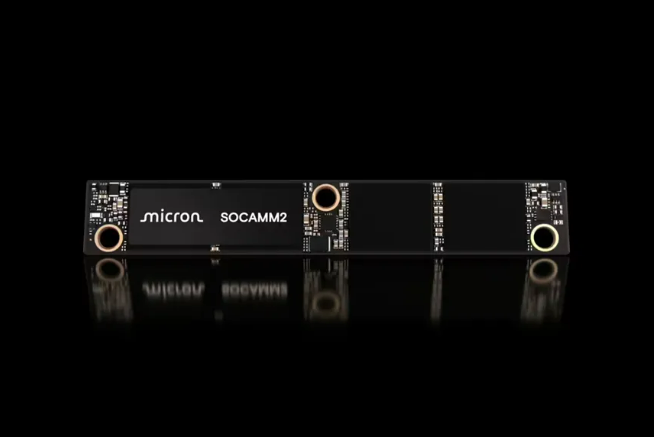 每秒9600兆次传输!美光SOCAMM2内存模组细节曝光,AI芯片战争再升级 每秒9600兆次传输!美光SOCAMM2内存模组细节曝光,AI芯片战争再升级