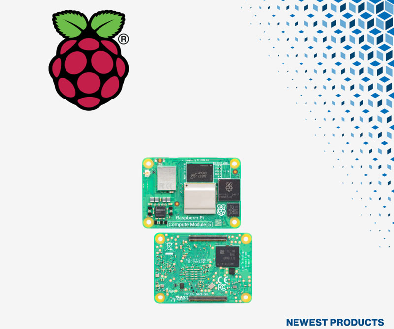 贸泽开售适用于AI和嵌入式应用的全新Raspberry Pi Compute Module 5