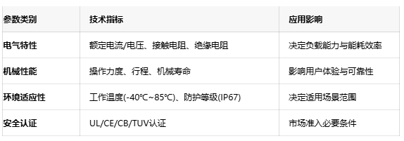 开关选型深度解析:关键参数背后的工程逻辑 开关选型深度解析:关键参数背后的工程逻辑