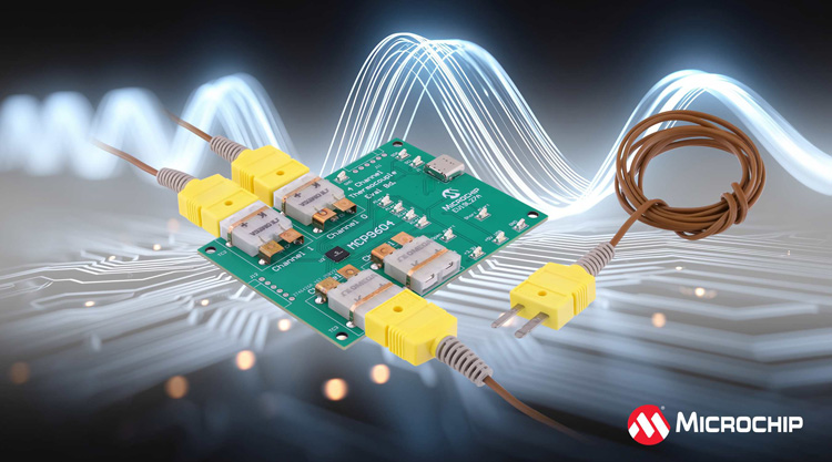 破解多通道测温难题：Microchip新款IC实现±1.5°C系统精度