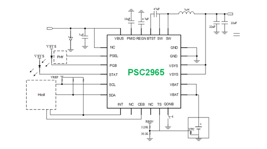 芯导科技推出3A单节锂离子电池充电IC——PSC2965