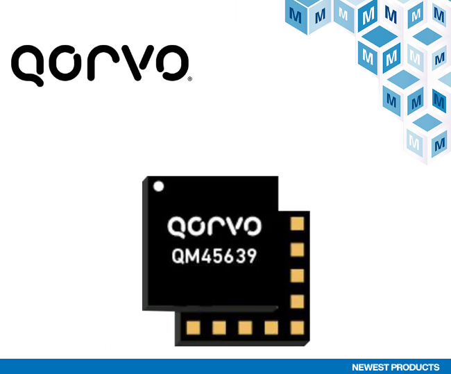 贸泽电子开售Qorvo QM45639 Wi-Fi 7前端模块