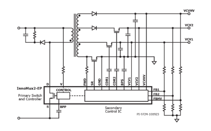 三输出灵活配置：大联大诠鼎基于PI芯片打造差异化电源方案
