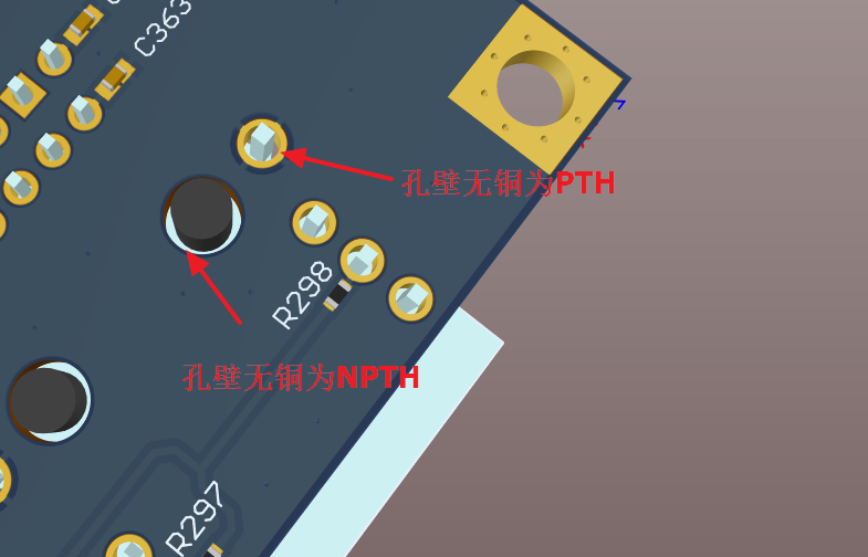 PCB通孔中的PTH NPTH的区别