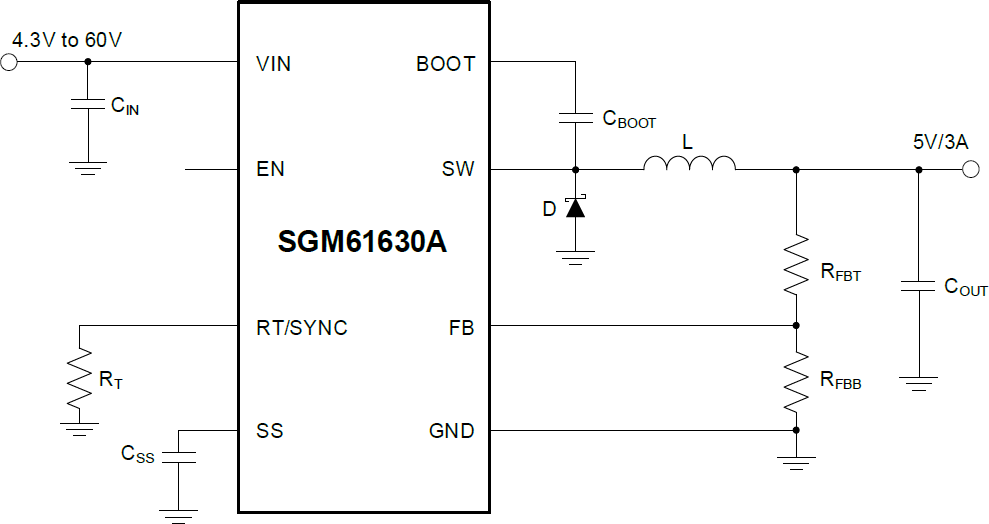 圣邦微电子推出 60V 高压降压转换器 SGM61630