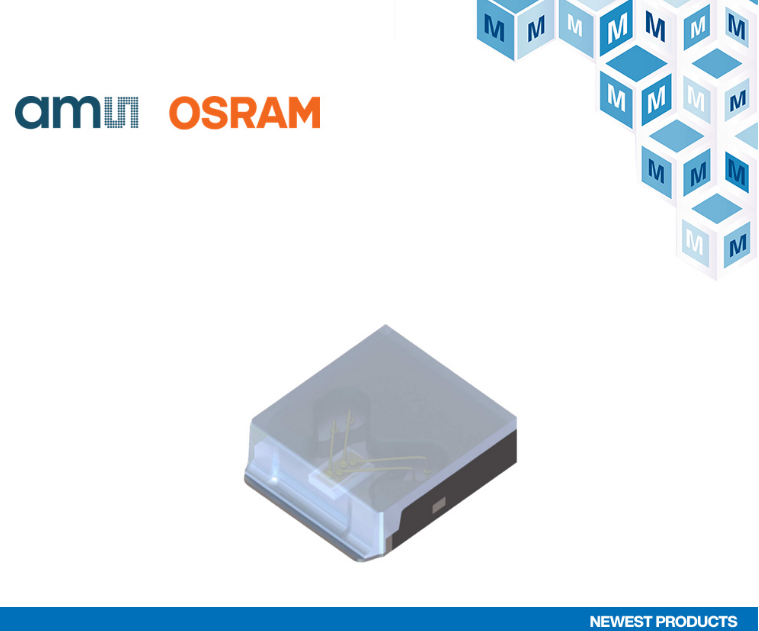 贸泽电子开售ams OSRAM SPL S1L90H单通道SMT激光器