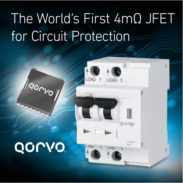 Qorvo推出采用 TOLL 封装的 750V 4mΩ SiC JFET，推动断路器技术的革命性变革