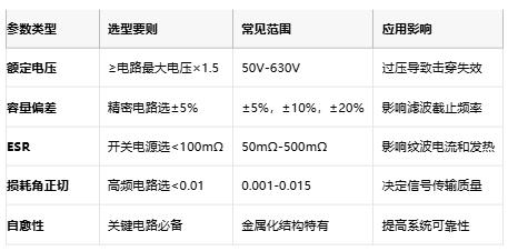 涤纶电容技术全解析：从聚酯薄膜特性到高保真应用设计指南